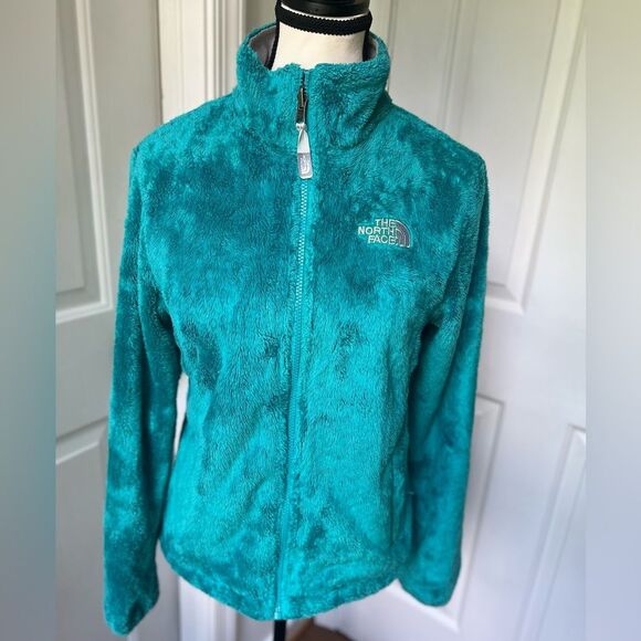 The North Face Osito Fleece Jacket Women’s Size Small teal zip up - Picture 1 of 5
